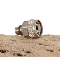 3/8"-24 MALE - 9/16"-18 INSERT FEMALE, LOW PRESSURE ADAPTER