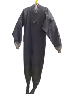 BARE Aqua Trek-1 Pro Drysuit -Size LG- Sock Size 9-10- Open Box