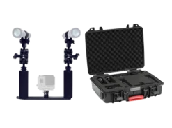 Camera Tray Kit W/ Two Lights And Hard Case