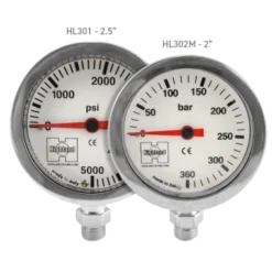 Highland 2" And 2.5" Brass & Glass SPG