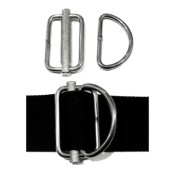 Sliding Metal D-Rings (Pair)